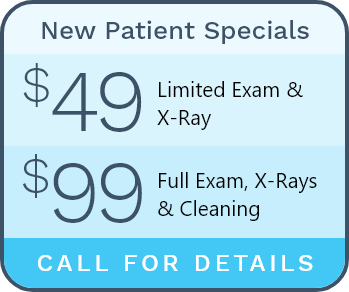 55$ New Patient Special stamp